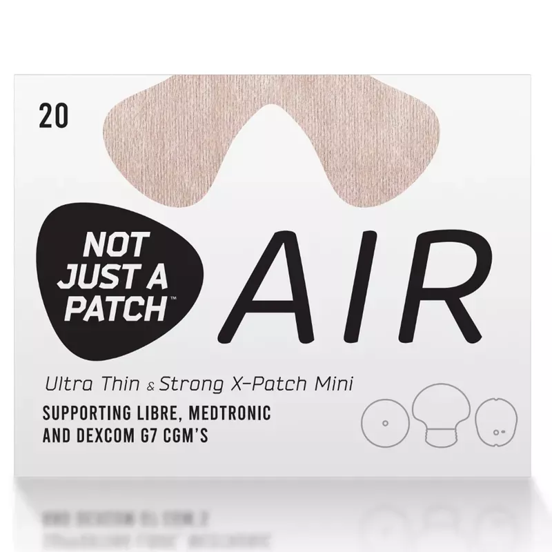 Not Just A Patch CGM Sensor Patch Air X Patch Mini Tan 20 Pack Seasonal Sale