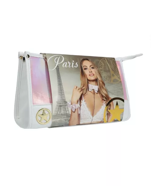 Shots Ouch! Paris Collection Pink Bondage Kit with Bag